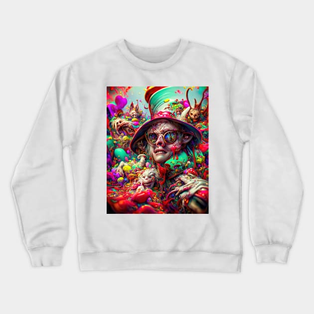 Fear and Loathing in Wonderland #9 Crewneck Sweatshirt by aetherialdnb